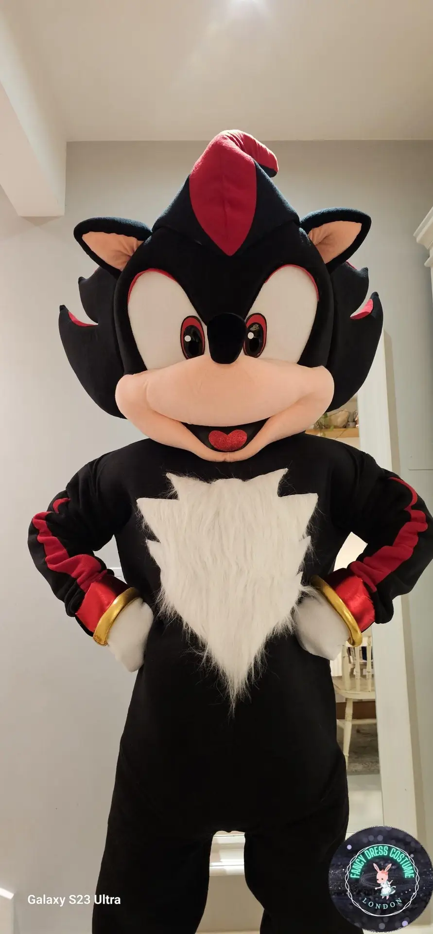 Shadow the Hedgehog costume hire london